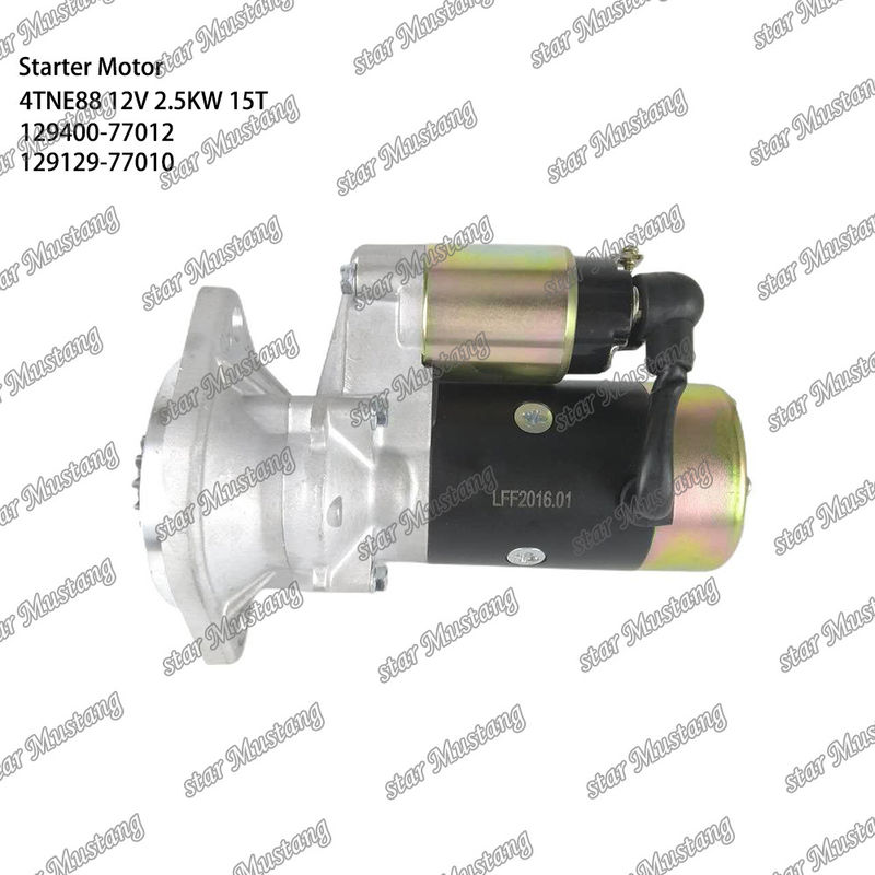 4TNE88 Motore motore di avvio 12V 2.5KW 15T 129400-77012 129129-77010 Per ricambi motore YANMAR
