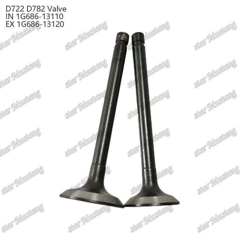 Valvola di struttura integrale ZB400 ZB500 Z400 Z430 Z482 D722 D782 IN 14601-13110 EX 14601-13120 Motore diesel Parte originale in magazzino con supporto online Dopo