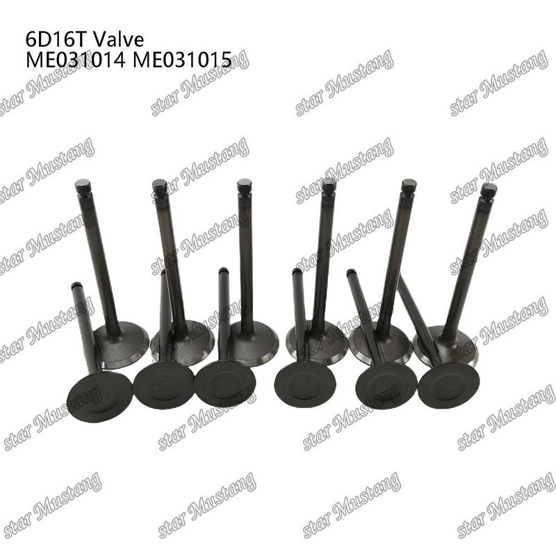 Valvola di struttura integrale 6D16T IN ME031014 EX ME031015 Motore diesel Parte originale in magazzino con supporto online dopo