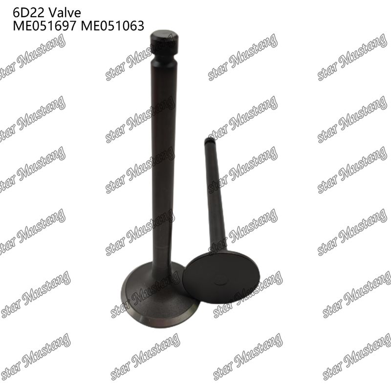 Valvola di struttura integrale 6D22 ME051697 ME051063 Motore Diesel Parte originale in magazzino con supporto online dopo