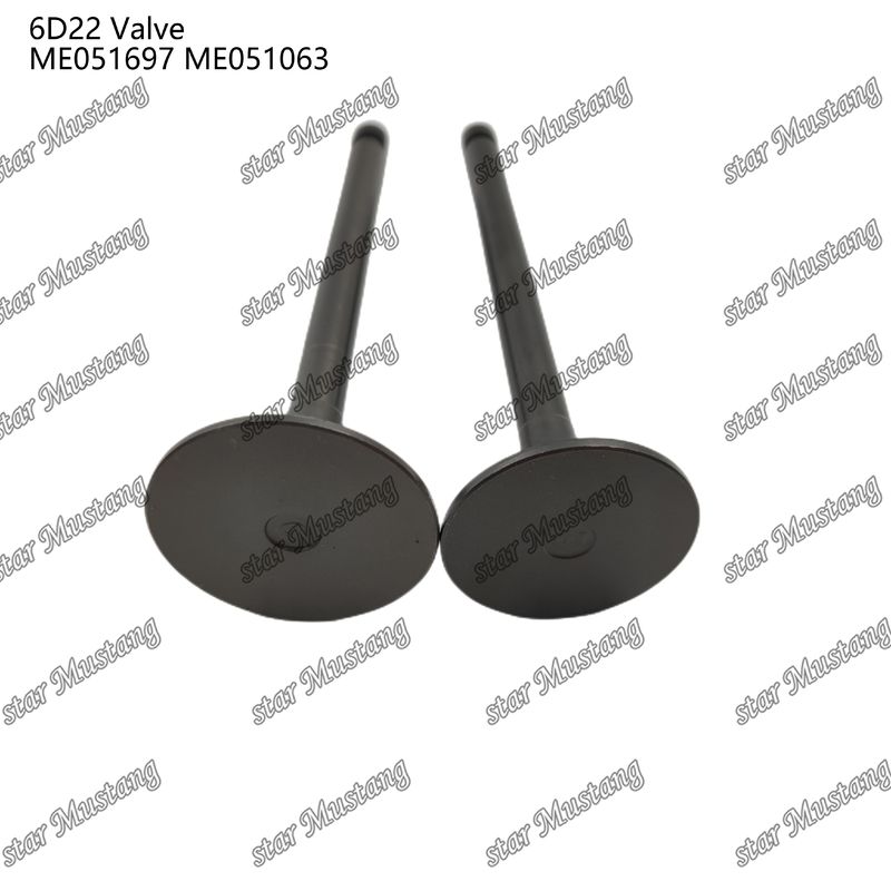 Valvola di struttura integrale 6D22 ME051697 ME051063 Motore Diesel Parte originale in magazzino con supporto online dopo