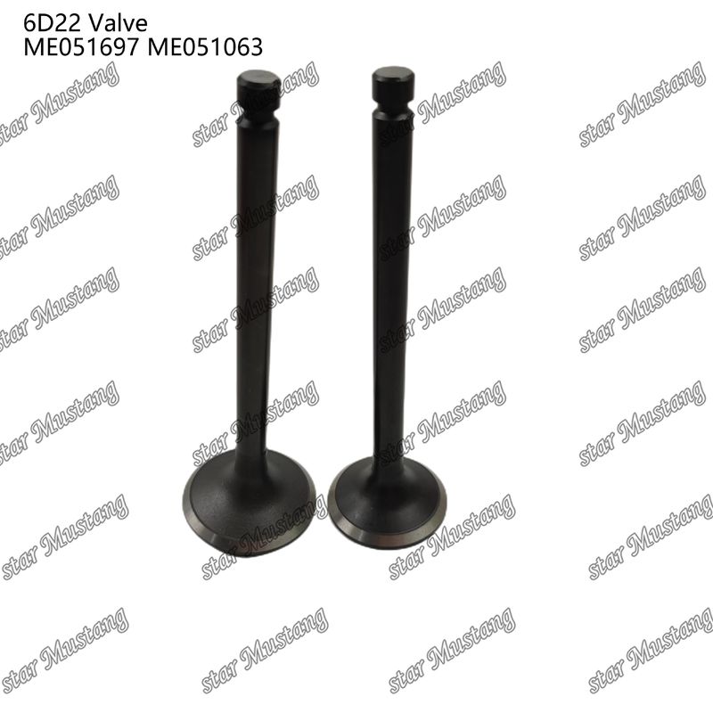 Valvola di struttura integrale 6D22 ME051697 ME051063 Motore Diesel Parte originale in magazzino con supporto online dopo