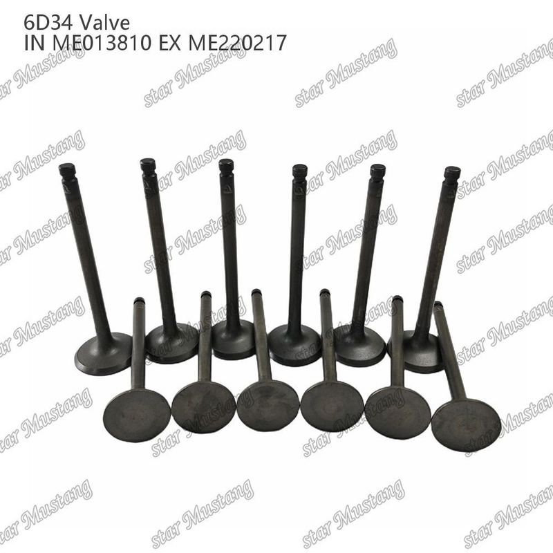 Valvola di struttura integrale 6D34 ME013810 ME220217 Motore diesel Parte originale in magazzino con supporto online dopo
