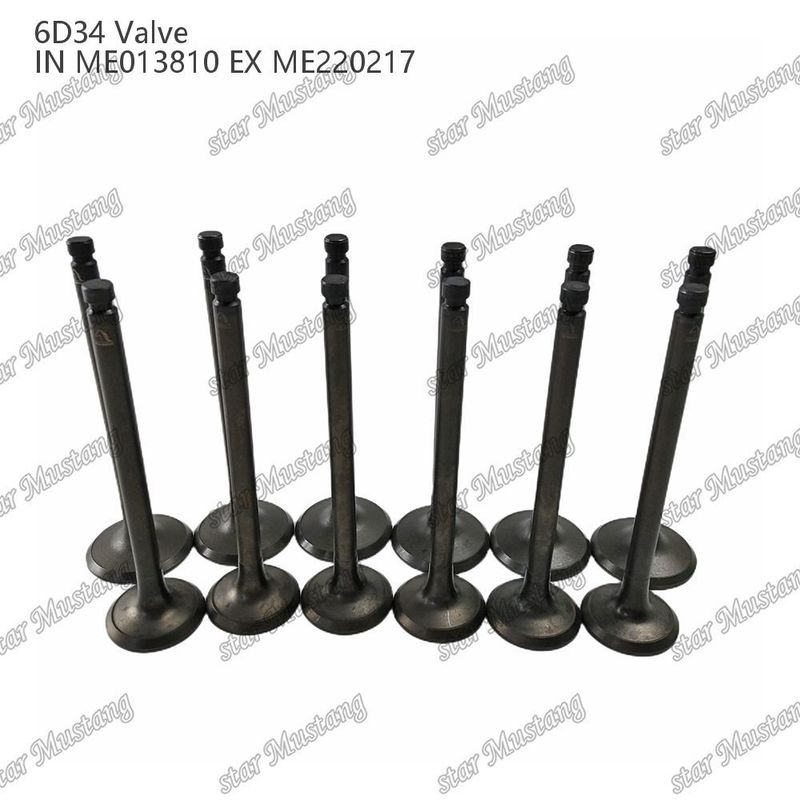 Valvola di struttura integrale 6D34 ME013810 ME220217 Motore diesel Parte originale in magazzino con supporto online dopo
