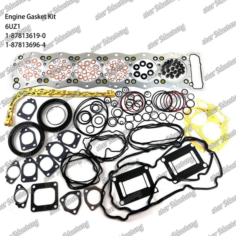 Kit completo di guarnizioni 6UZ1 1-87813619-0 1-87813696-4 Adatto per parti di motore ISUZU