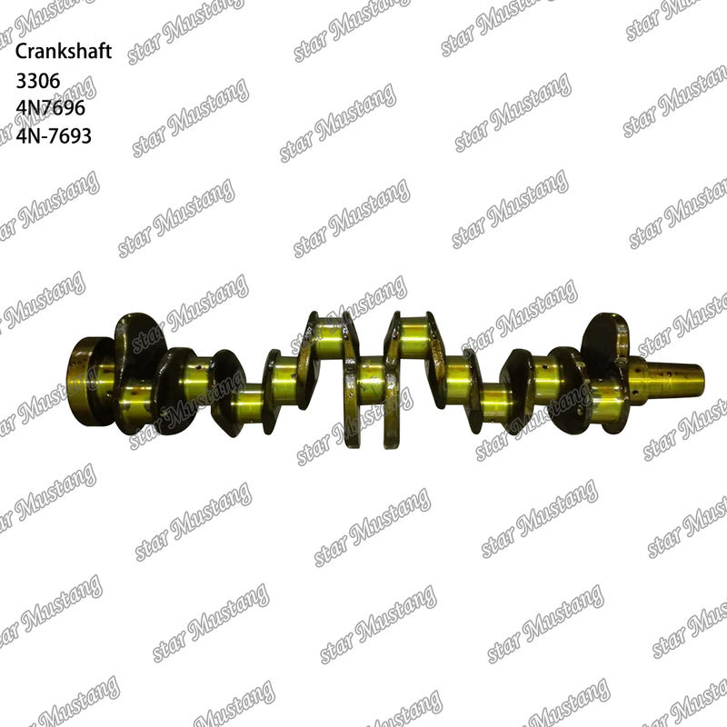 Acciaio forgiato 4N7696 4N-7693 CAT Motori diesel Parti 3306 Excavator Autobus Crankshaft