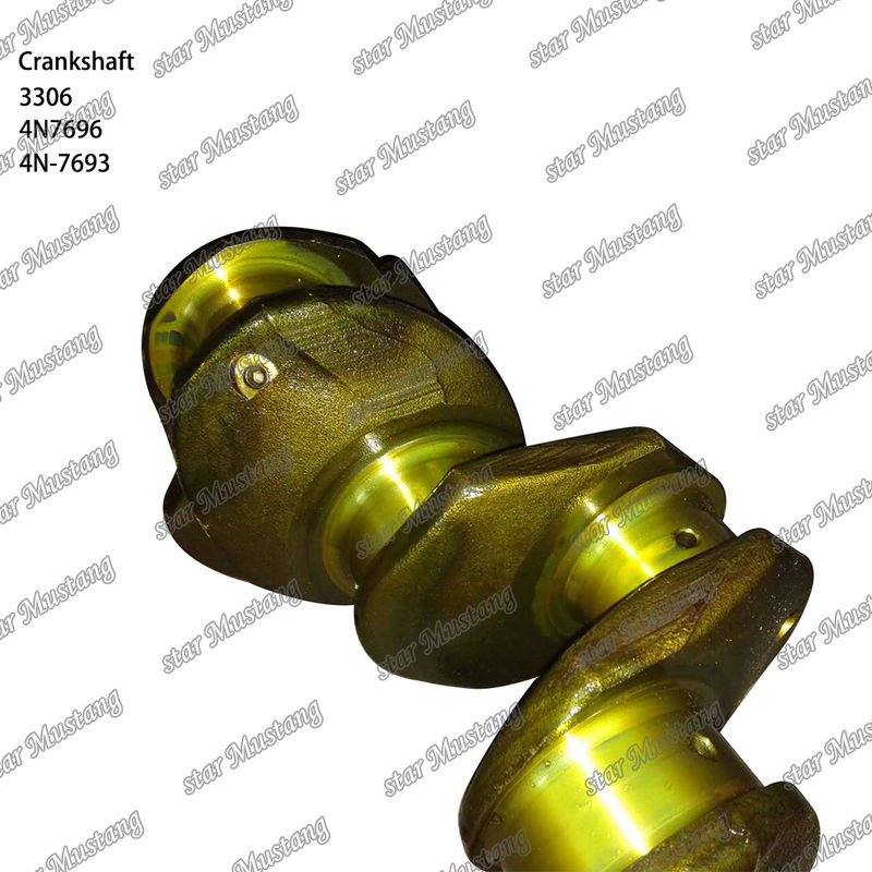 Acciaio forgiato 4N7696 4N-7693 CAT Motori diesel Parti 3306 Excavator Autobus Crankshaft