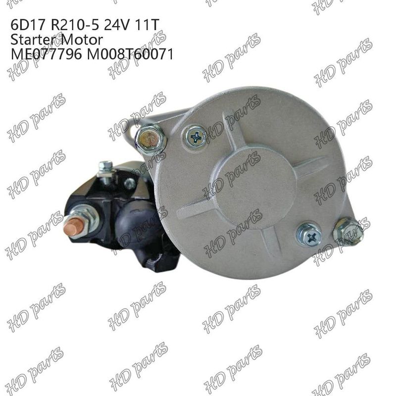 6D17 24V 11T R210-5 ME077796 M008T60071 Motore diesel Motore di avvio Altro certificato