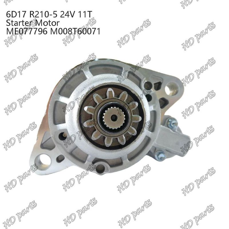 6D17 24V 11T R210-5 ME077796 M008T60071 Motore diesel Motore di avvio Altro certificato