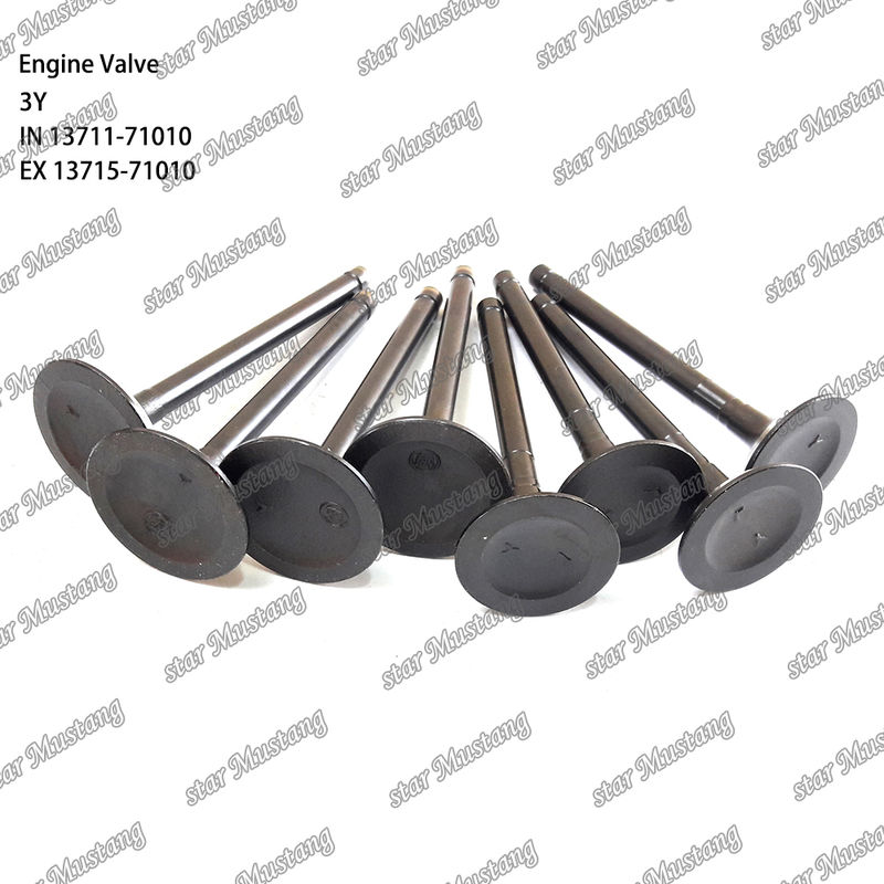 Valvola a struttura integrale 3Y 13711-71010 13715-71010 Ricambio per motore diesel Stock originale con supporto online