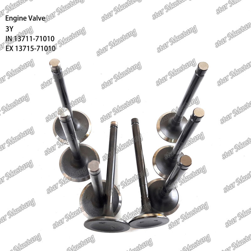 Valvola a struttura integrale 3Y 13711-71010 13715-71010 Ricambio per motore diesel Stock originale con supporto online
