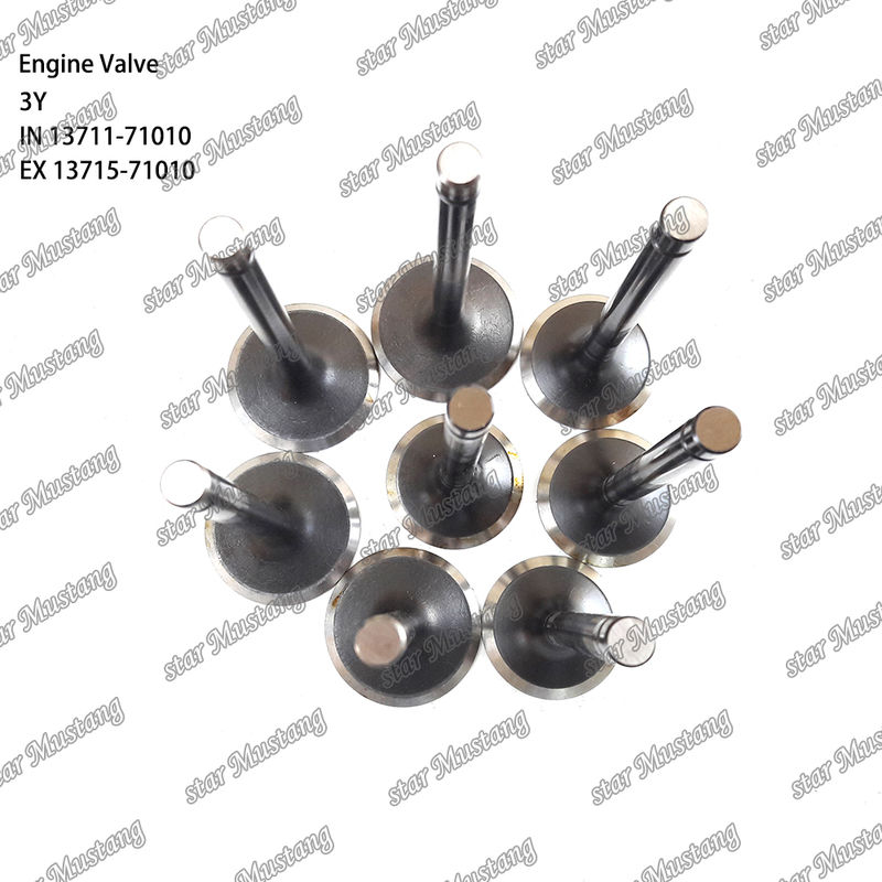 Valvola a struttura integrale 3Y 13711-71010 13715-71010 Ricambio per motore diesel Stock originale con supporto online