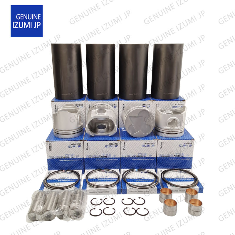 Cylinder Liner Kit V3300-12V 1C011-21110 For Kubota Diesel Engine Repair Parts
