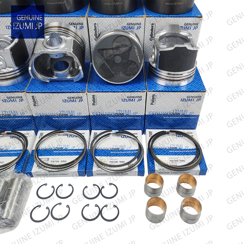 Kit di rivestimento dei cilindri V3300T-12V Pistoli 1G563-21774 Per parti di riparazione di motori diesel Kubota