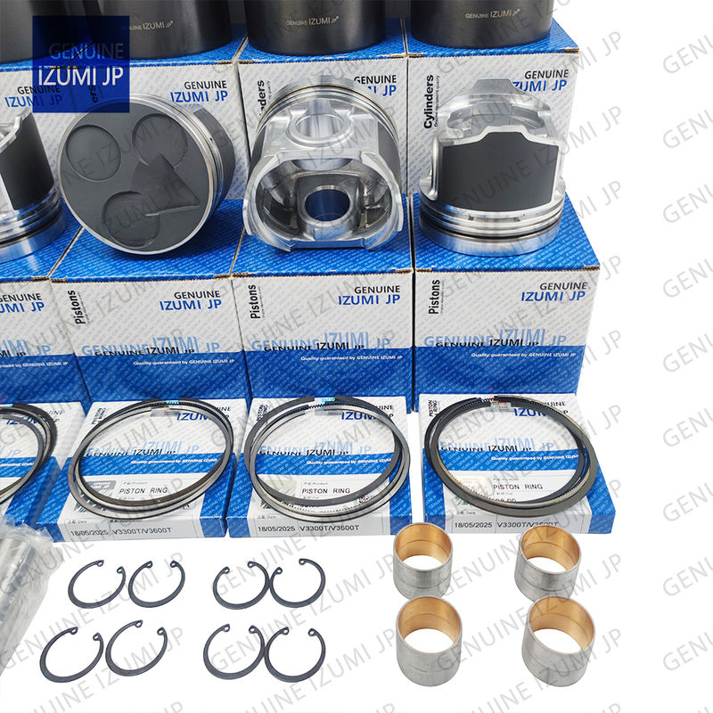V3600T Kit di rivestimento del cilindro Piston 1J510-21113 Per parti di riparazione di motori diesel Kubota