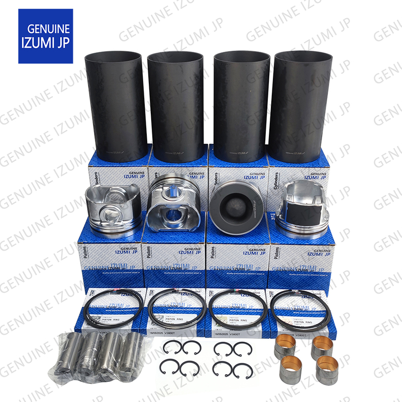 V3800T Kit di rivestimento del cilindro Piston 1J508-21110 Per parti di riparazione di motori diesel Kubota