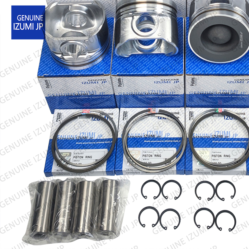 V3800T Kit di rivestimento del cilindro Piston 1J508-21110 Per parti di riparazione di motori diesel Kubota